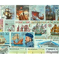 Prophila Collection Motivos 50 Diferentes de Barcos y Barcos Sellos (Sellos para los coleccionistas) Marinero